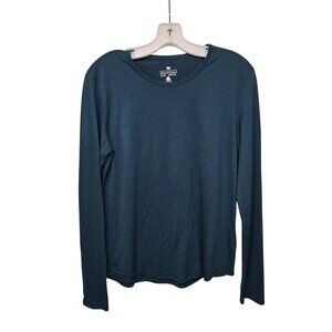 Segments Merino Wool Base Layer Long Sleeve Shirt Size M Fits S Teal Green